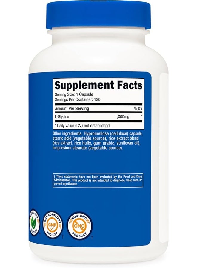 نوتريكوست، إل-جليسين، 1000 ملغ، 120 كبسولة - Image 3